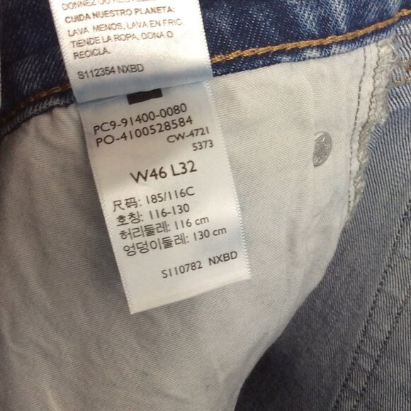 Signature Gold by Levis Strauss Mens Flex Jeans Size 46x32 Regular Straight Leg - Picture 11 of 11